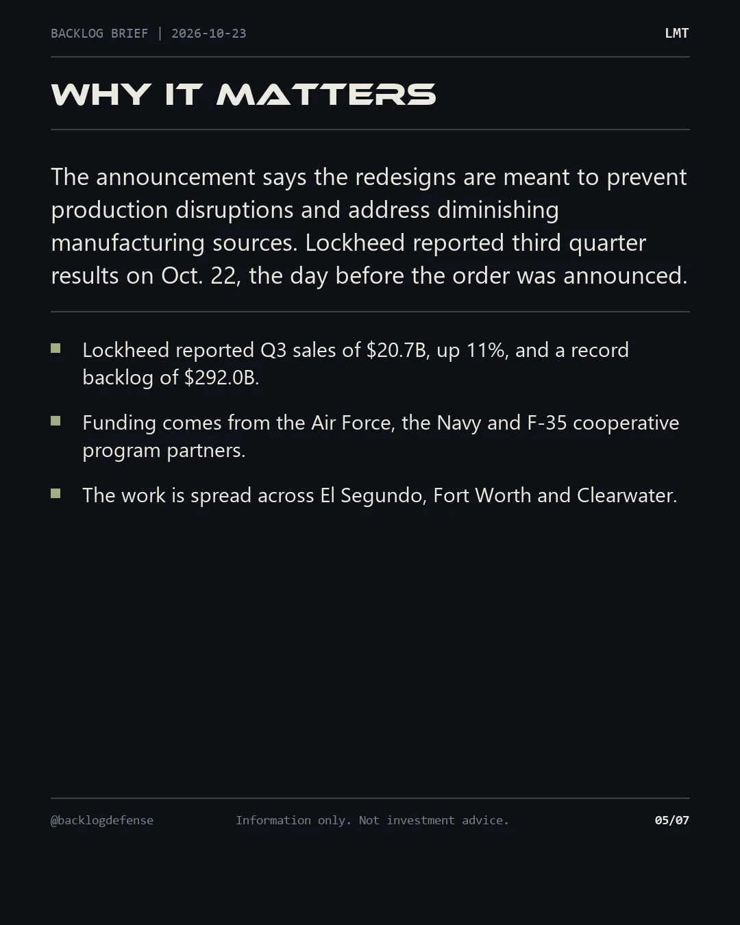 Slide 5 of 7: Why it matters