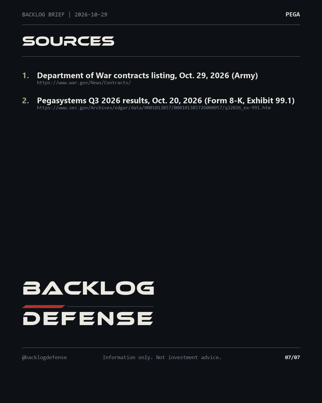 Slide 7 of 7: Sources